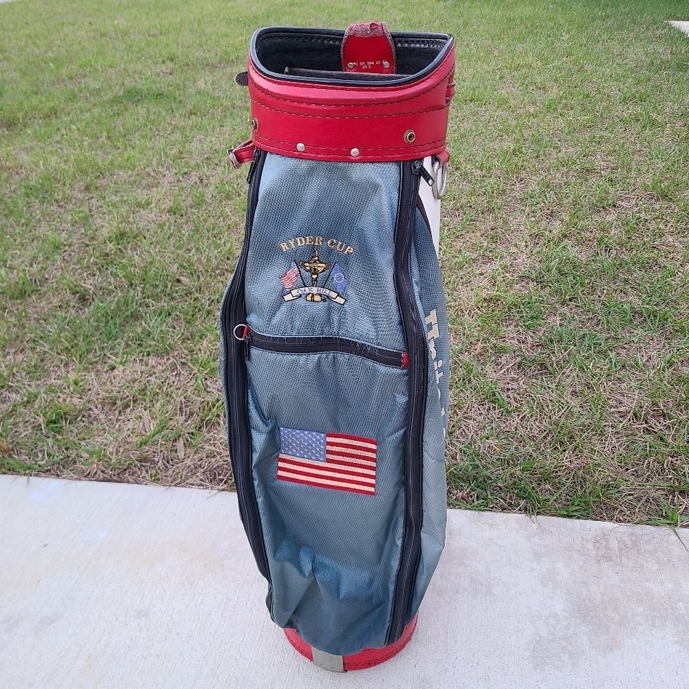 1995 Ryder Cup Oak Hill USA Miller Pro Model Golf Bag PGA with Towel! Vintage